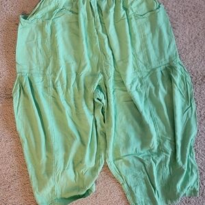 free People Green Quinn Pants